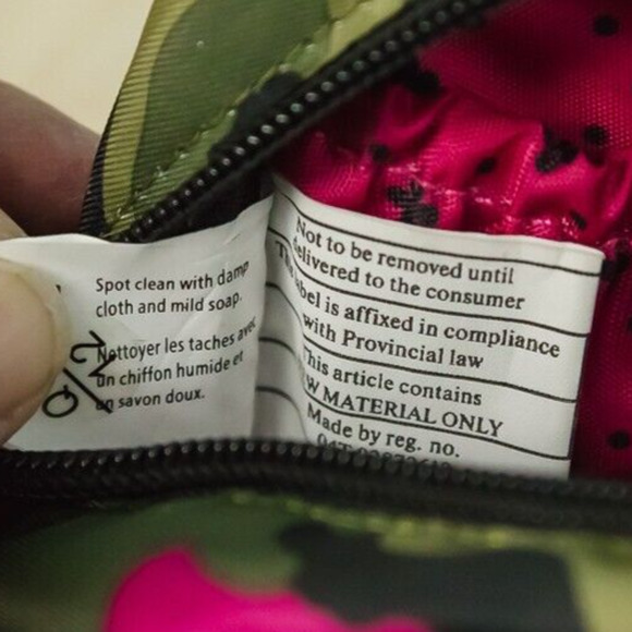 Lug Carousel Green Pink Camo Print Crossbody Shoulder Strap Bag Handbag Purse - Picture 8 of 9